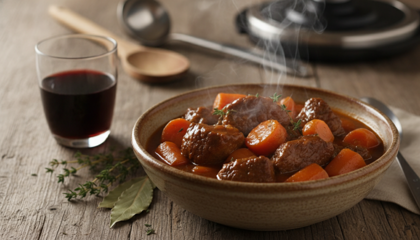découvrez la recette simple du boeuf aux carottes façon cookeo, avec ou sans vin. profitez d'astuces inédites et de variantes savoureuses pour un plat familial réussi.