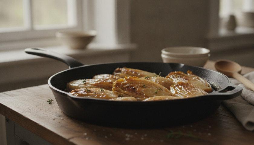 découvrez nos recettes savoureuses d'endives braisées, accompagnées d'astuces gourmandes pour les préparer au four, à la poêle ou nappées de miel, pour un plat réconfortant et délicieux.