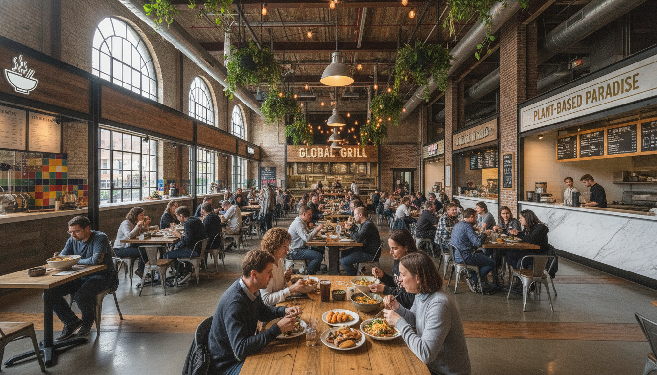 découvrez food society paris, le food court incontournable de montparnasse. consultez les avis, explorez le menu, horaires et toutes les infos pratiques pour une expérience culinaire unique.