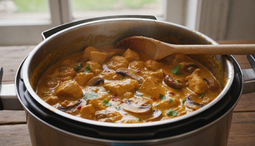 découvrez nos recettes onctueuses de sauté de dinde au cookeo, parfumées au curry et champignons, accompagnées de conseils pratiques pour une cuisson parfaite et rapide.