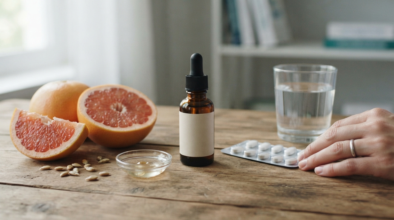 découvrez les risques de l’extrait de pépins de pamplemousse, les précautions à prendre et les interactions médicamenteuses à surveiller avant son utilisation.
