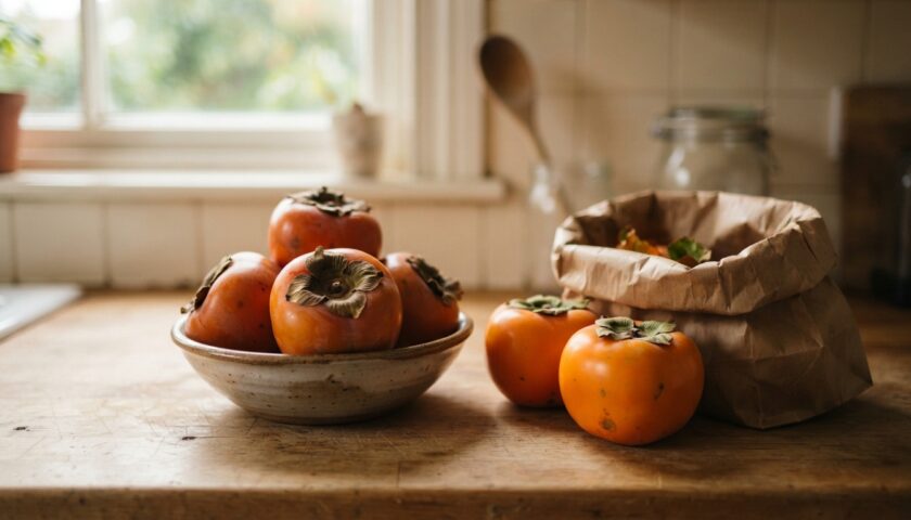 vos kakis sont encore fermes ? découvrez des astuces simples pour les faire mûrir à la maison et les savourer bien tendres.