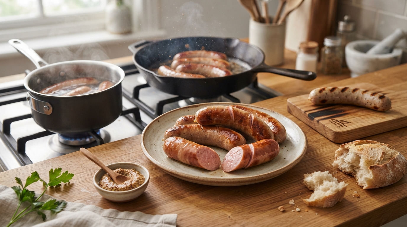 à la poêle, à l’eau ou au barbecue, découvrez comment cuire la saucisse de francfort sans la faire éclater, avec nos astuces pour un résultat savoureux.